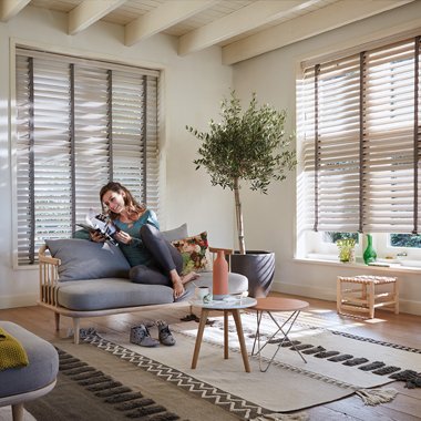 Houten jaloezie Houten jaloezie?n